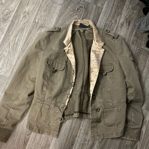 Vintage y2k army jacket inc size Large